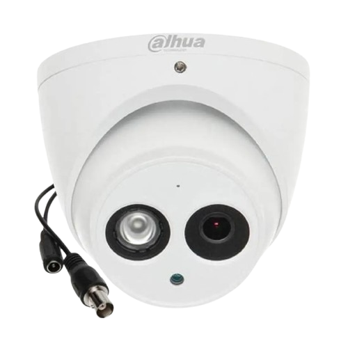 Analogue CCTV dome camera installation